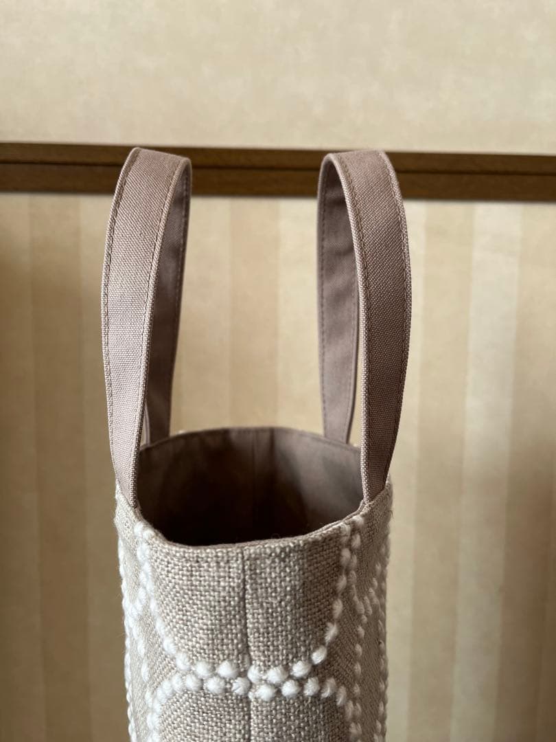 ハンドメイド　縦長トートバッグ　ミナペルホネン タンバリン