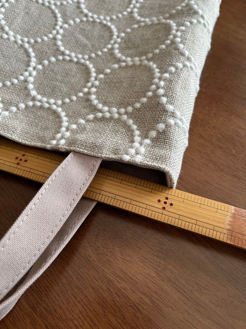 ハンドメイド　縦長トートバッグ　ミナペルホネン タンバリン