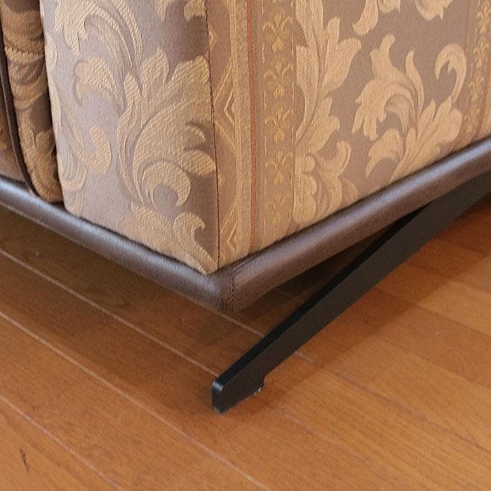 3人掛けソファ 金属脚付き ファブリック ダマスク エレガント 358-043