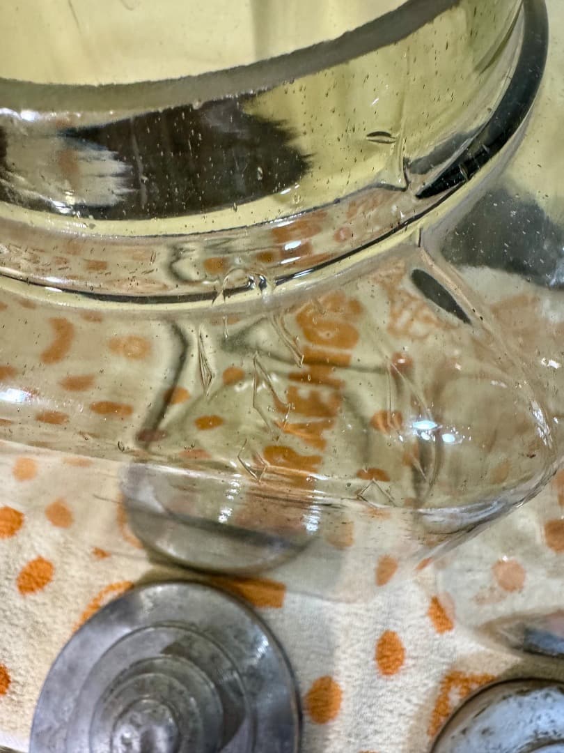 明治 大正期 駄菓子屋ガラスジャー2点