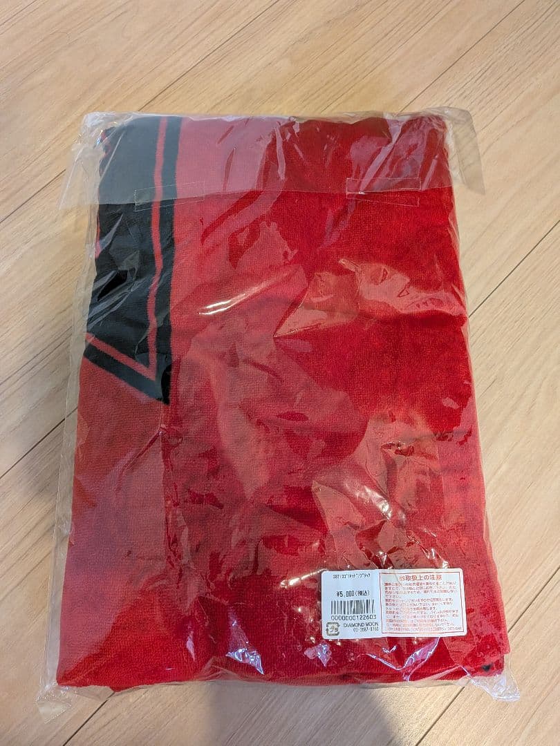 矢沢永吉 SBT(ロゴ)タオル ブラック/レッド　スペシャル　ビーチタオル