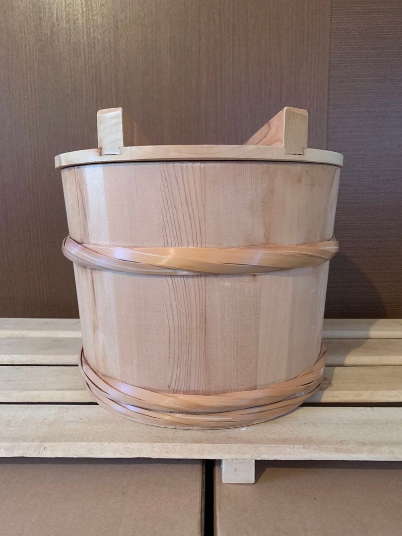 味噌作り用　木桶　木樽　５kg用