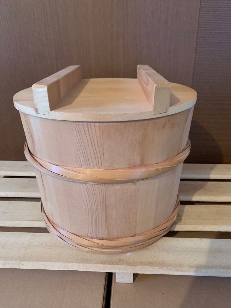 味噌作り用　木桶　木樽　５kg用