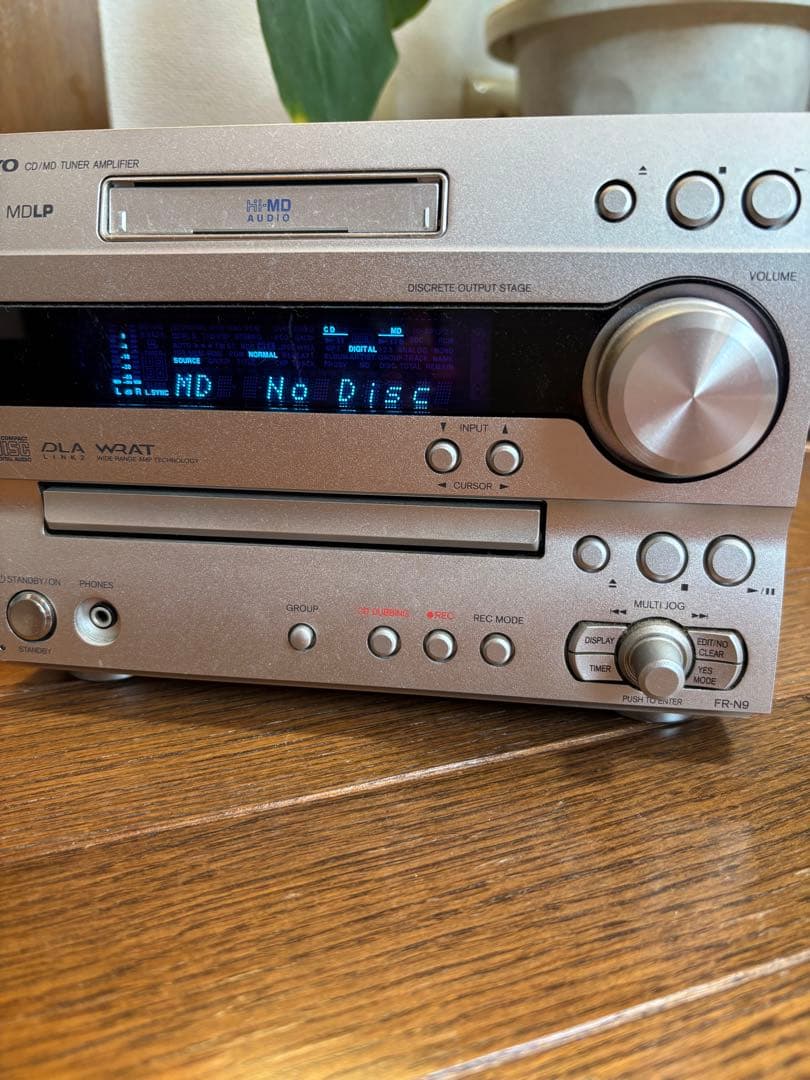【ジャンク品】ONKYO CD MDオーディオ　ミニコンポ
