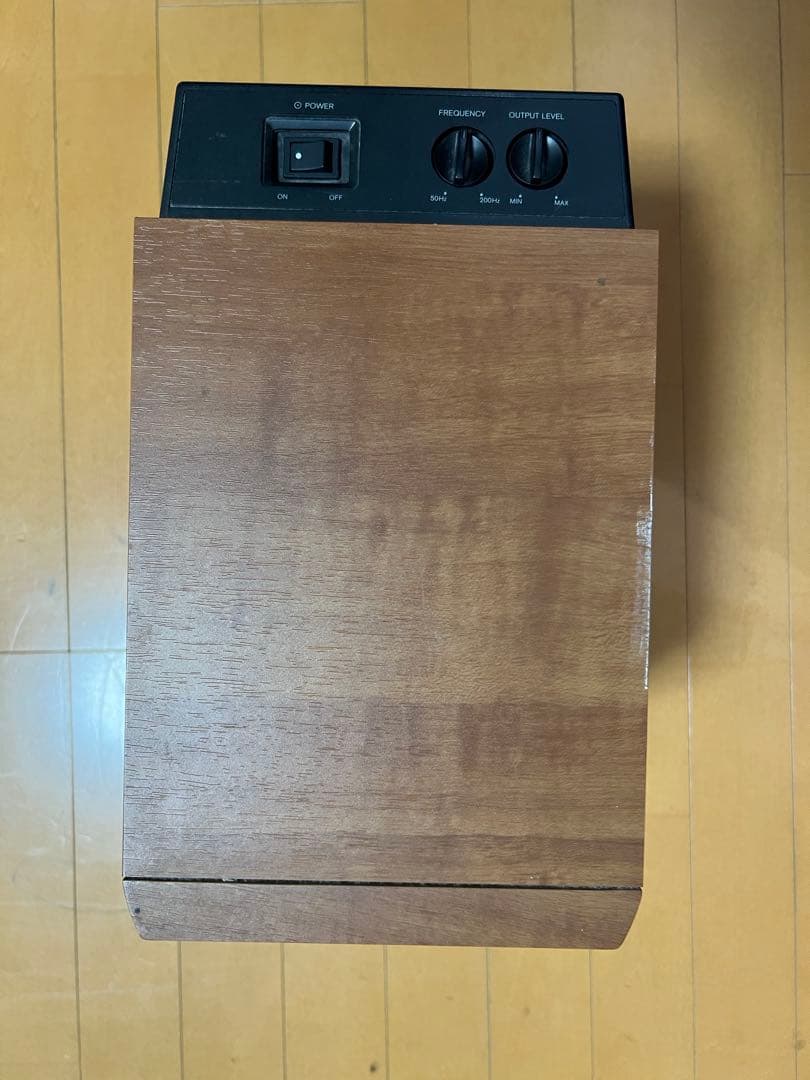 ONKYO サブウーファー SKW-10 動作品 ウッド調