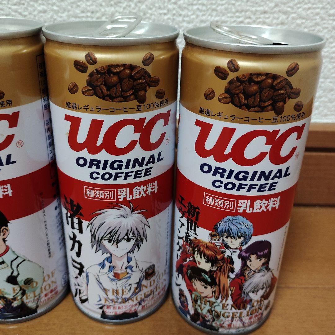 【エヴァ缶 初期】UCC エヴァンゲリオン コラボ缶 全6缶セット