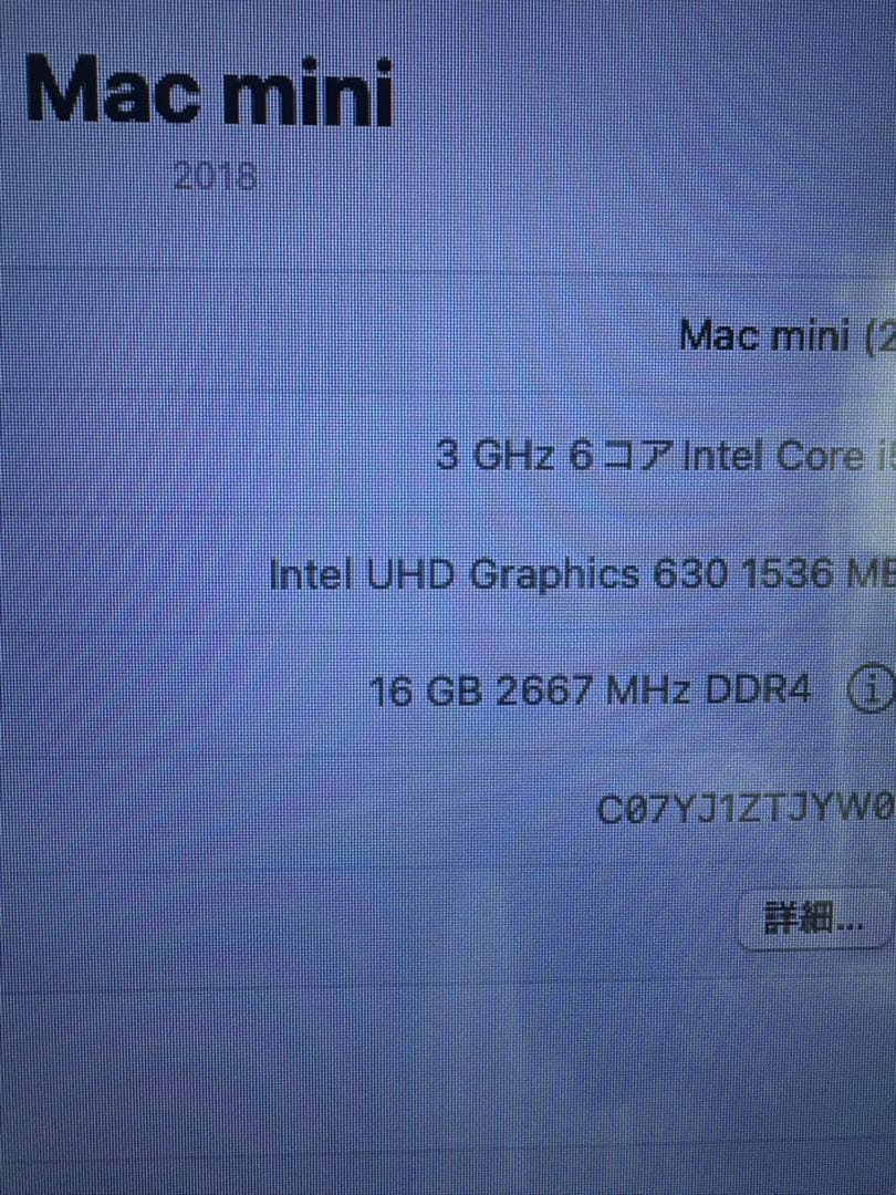 スマホ・タブレット・パソコン APPLE Mac mini MAC MINI MGEN2J/A