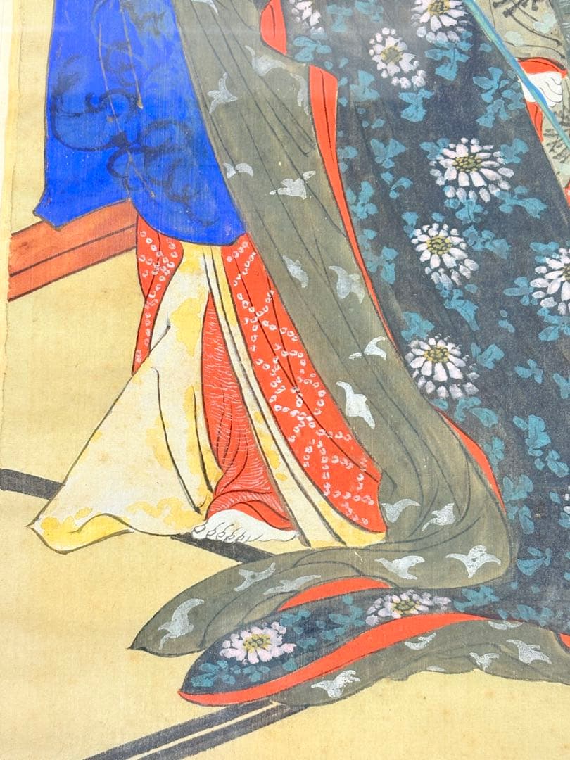 日本画 浮世絵 美人画 猫 絵画 額