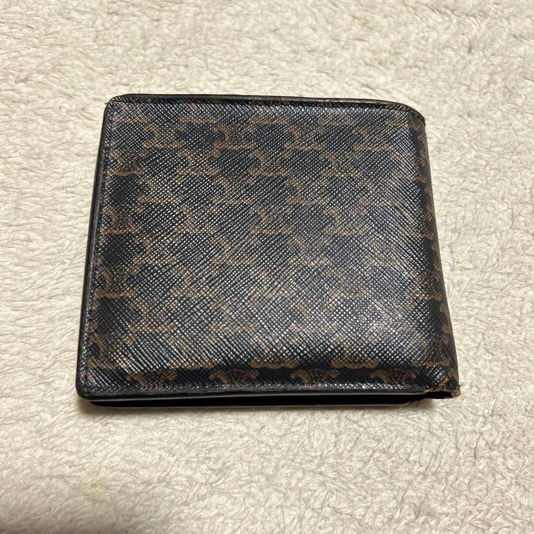 CELINE メンズ財布　２つ折り　トリオンフ柄