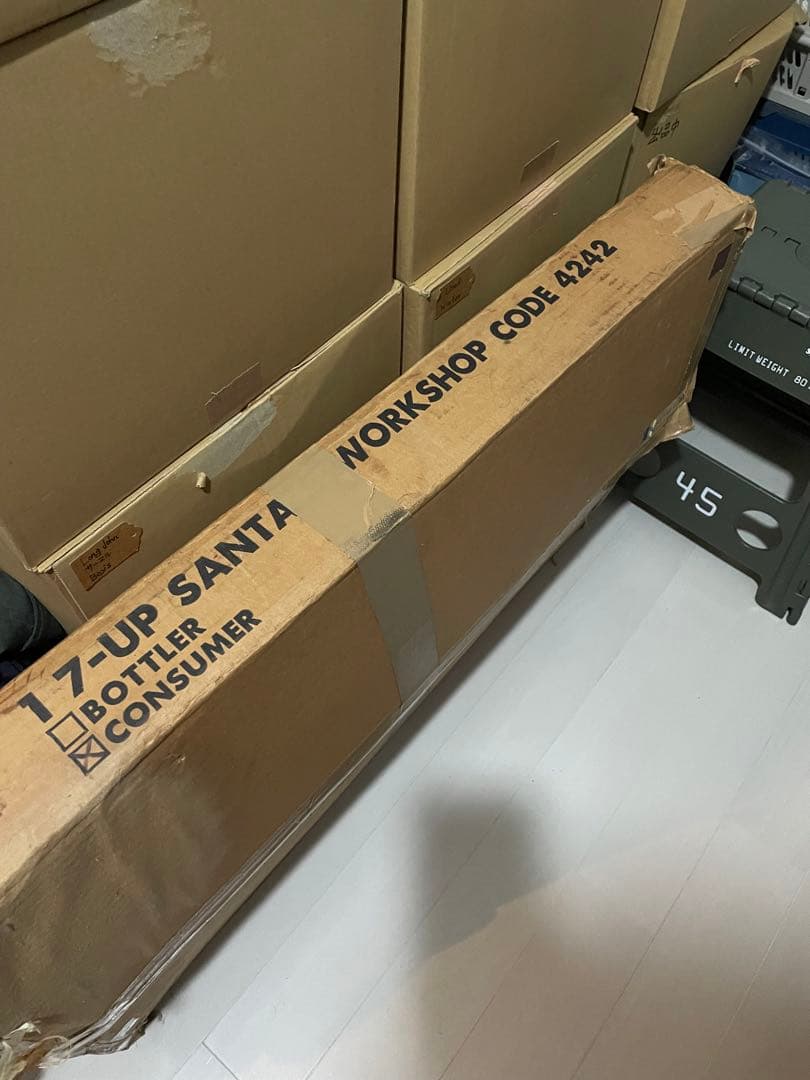 珍品！アメリカ買付け1980's Vintage 7up SANTA WORKS
