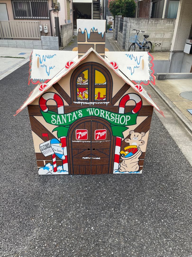 珍品！アメリカ買付け1980's Vintage 7up SANTA WORKS