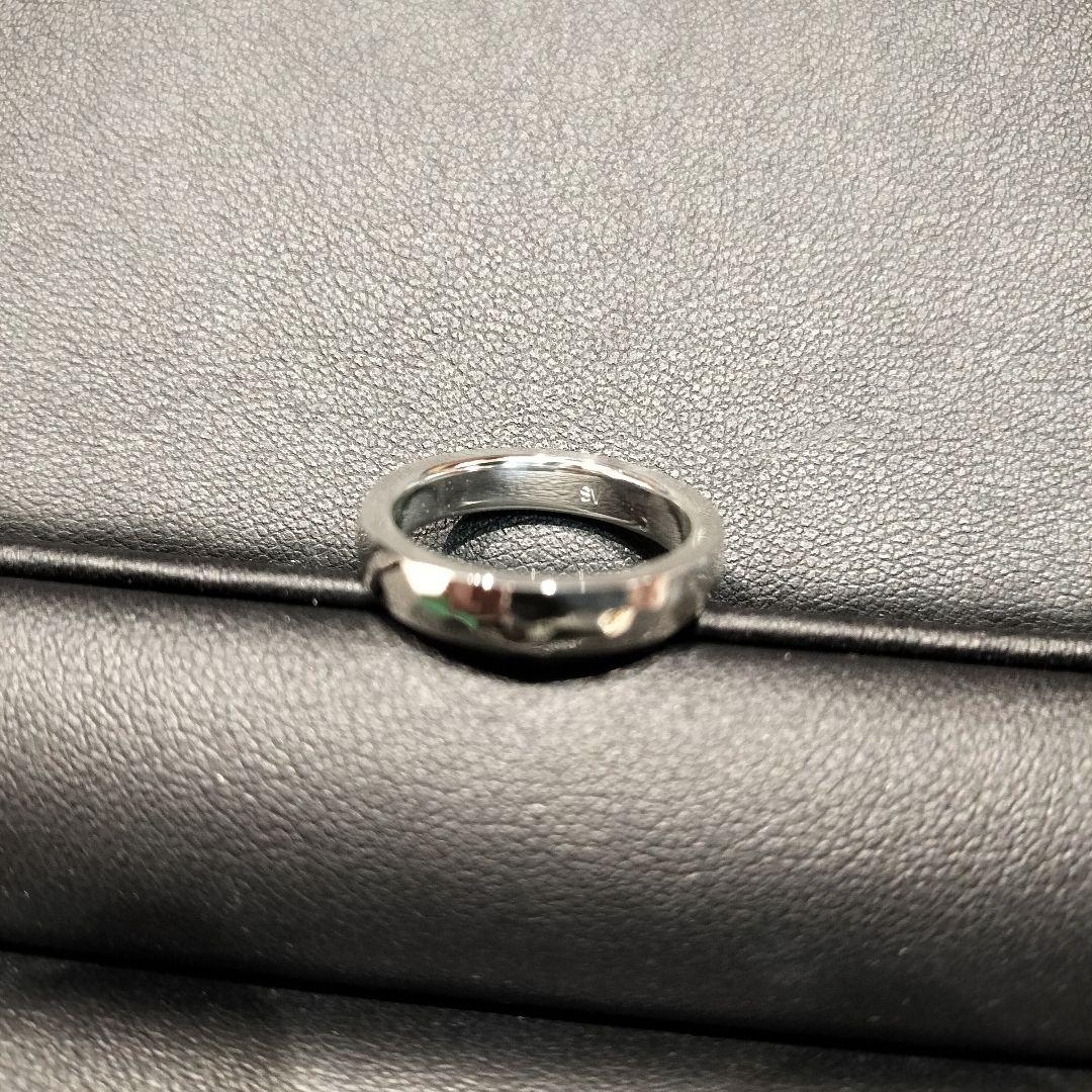 シルバー　槌目　ハンドメイドリング