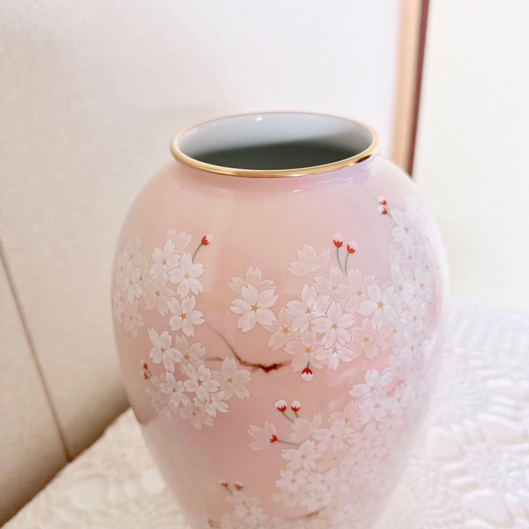 11/香蘭社 花瓶 吉野桜