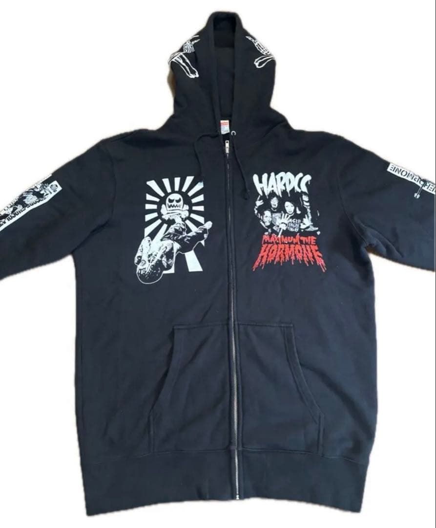マキシマムザホルモン　ヘドバン大虐殺　パーカー　XXL