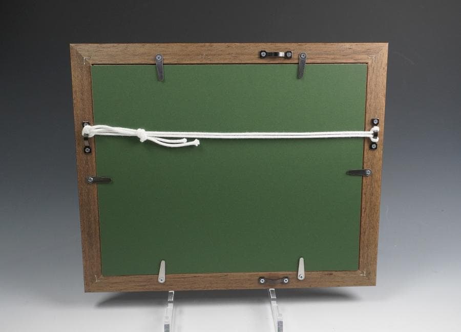 版画家 徳力富吉郎 木版画「南座顔見世」額入り 額装