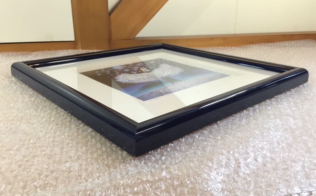 ○[作品極美品 藤城清治 ダイヤモンドスクリーニング 光の夢 本人直筆サイン