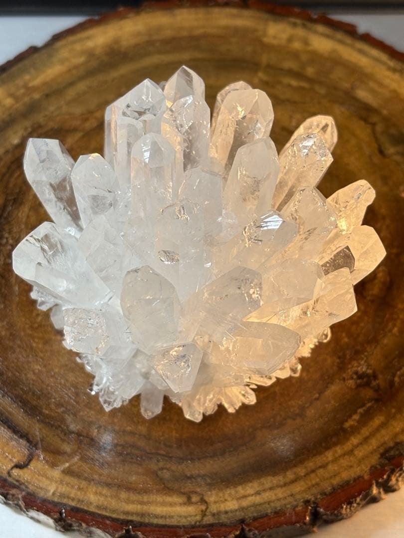 クリアクォーツ　フラワーフォーメーション　267g 水晶クラスター　天然石