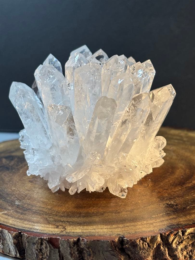 クリアクォーツ　フラワーフォーメーション　267g 水晶クラスター　天然石