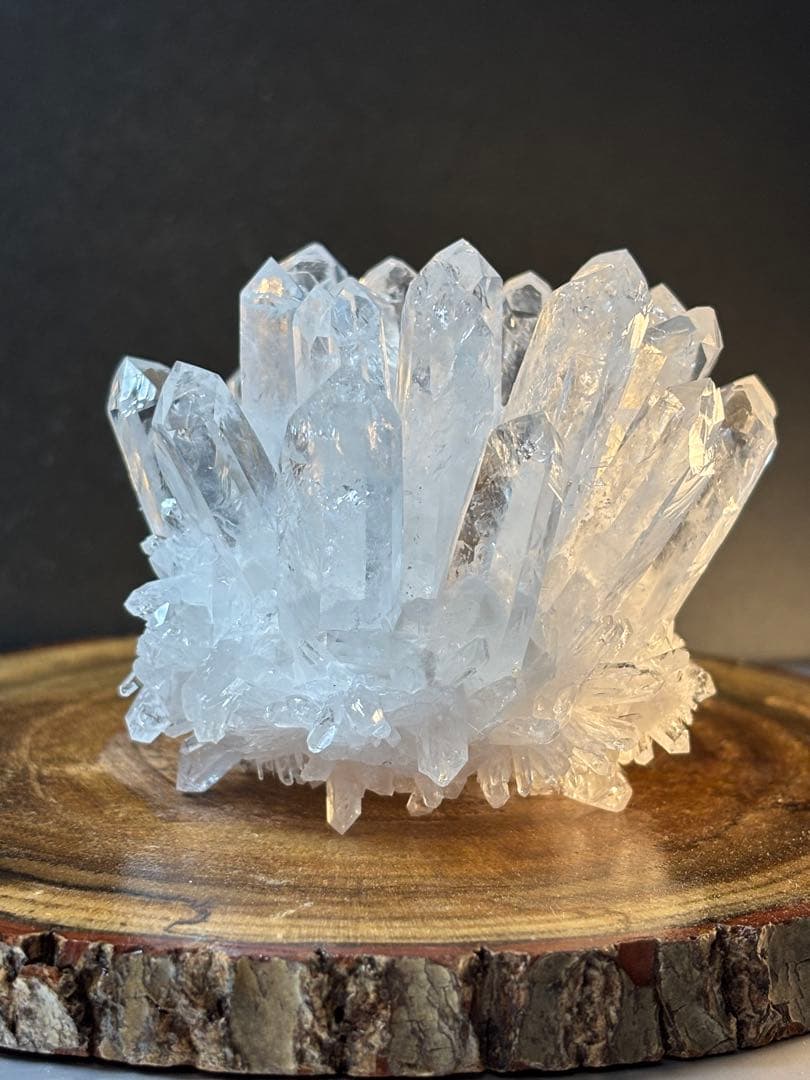 クリアクォーツ　フラワーフォーメーション　267g 水晶クラスター　天然石