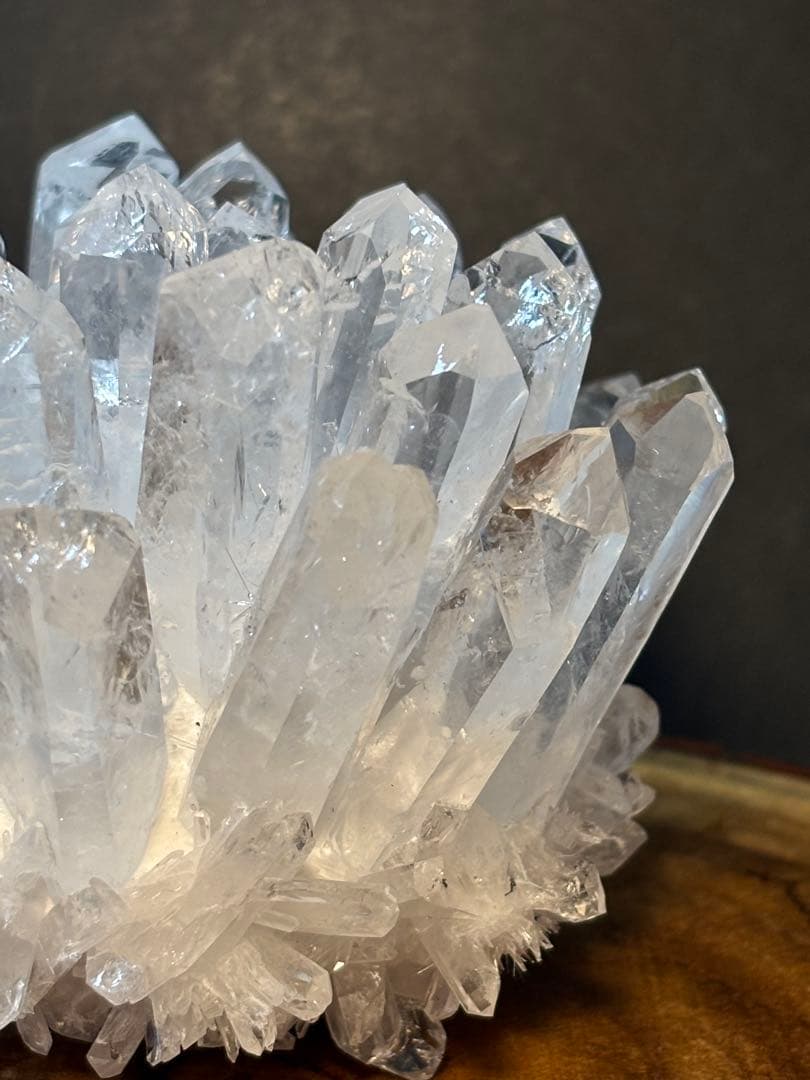 クリアクォーツ　フラワーフォーメーション　267g 水晶クラスター　天然石