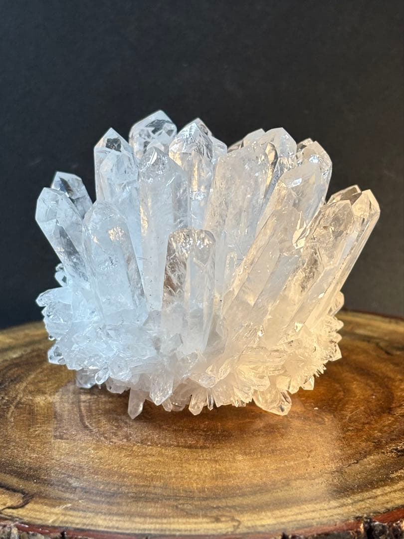 クリアクォーツ　フラワーフォーメーション　267g 水晶クラスター　天然石