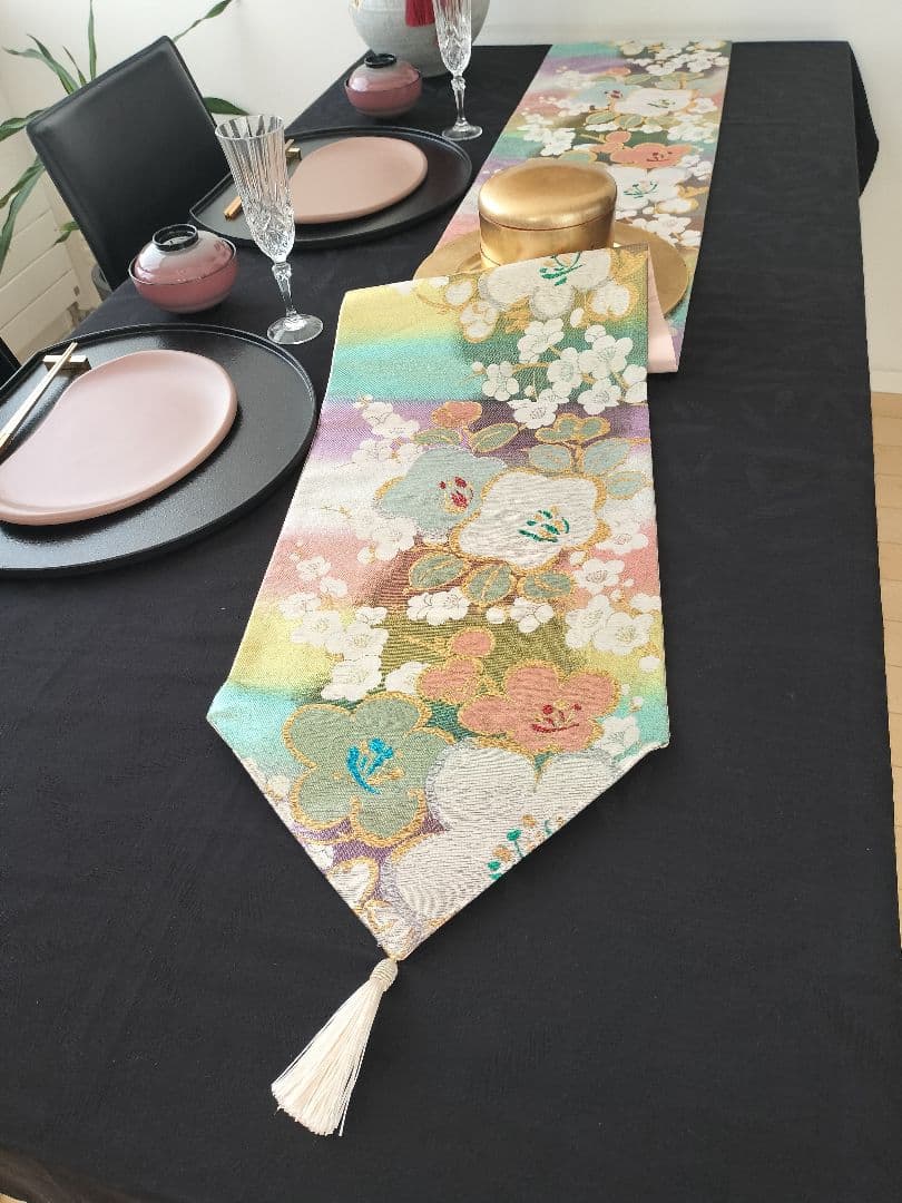 A961★逸品‼️春♡‼️ひな祭り‼️テーブルランナー2m18cm