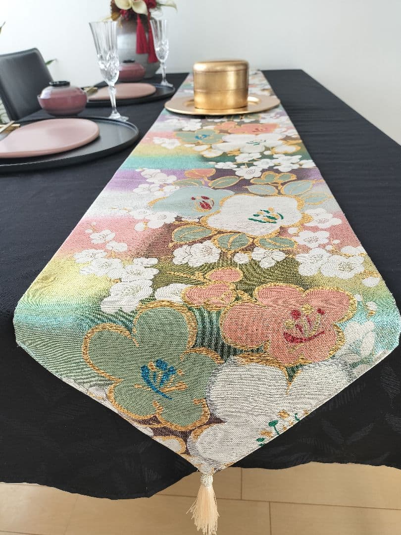 A961★逸品‼️春♡‼️ひな祭り‼️テーブルランナー2m18cm