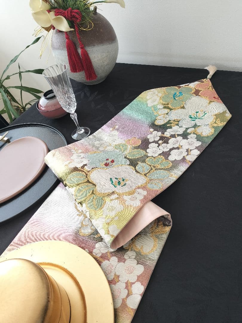 A961★逸品‼️春♡‼️ひな祭り‼️テーブルランナー2m18cm