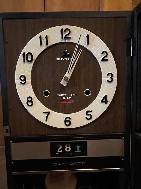 昭和レトロ　掛け時計（可動品）