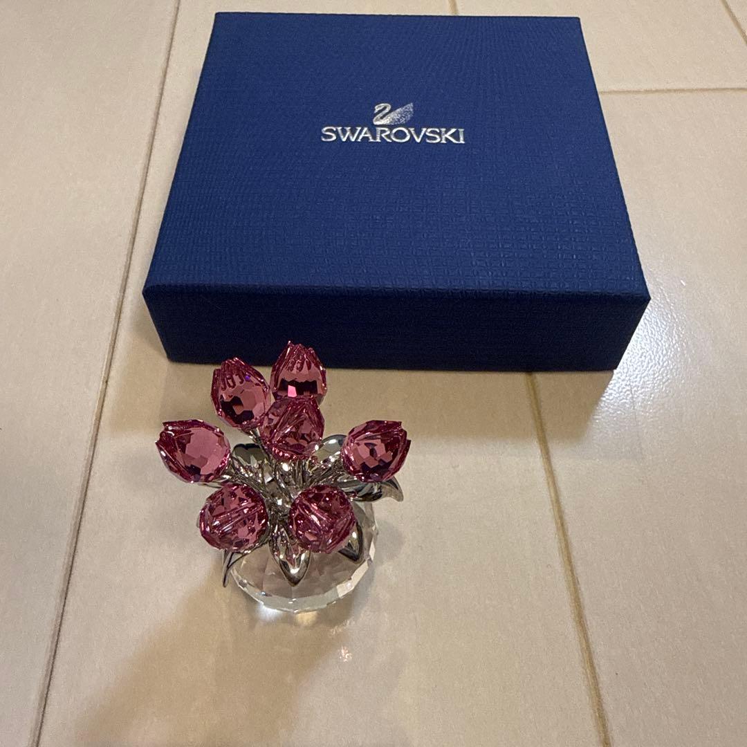 SWAROVSKI クリスタル チューリップROSE 626874スワロフスキー