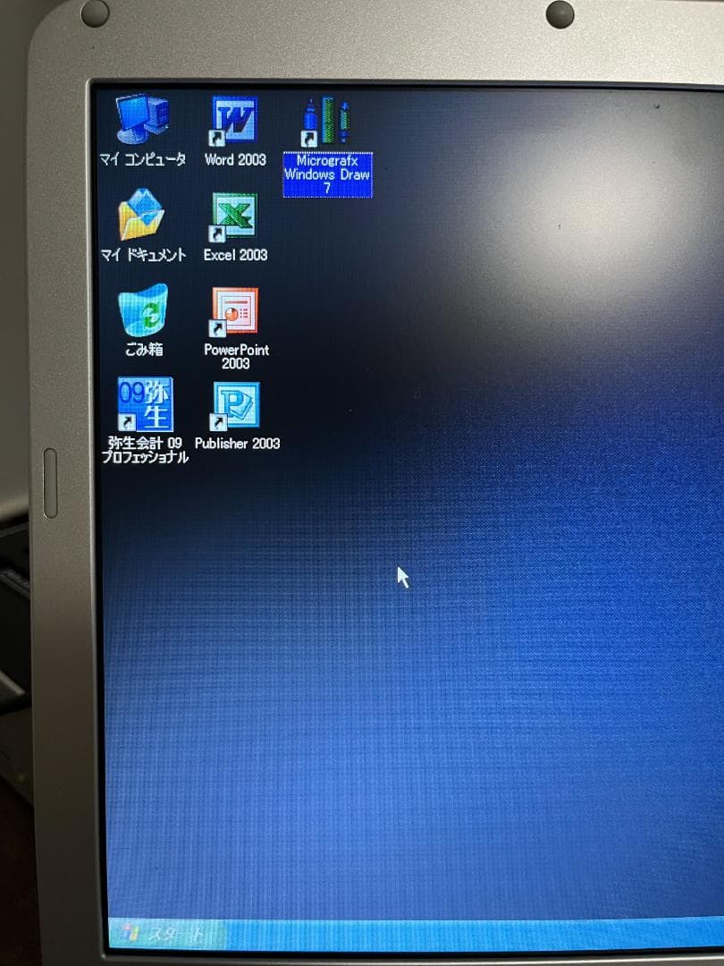 ノートNEC WindowsXP Windows Draw 7.2搭載