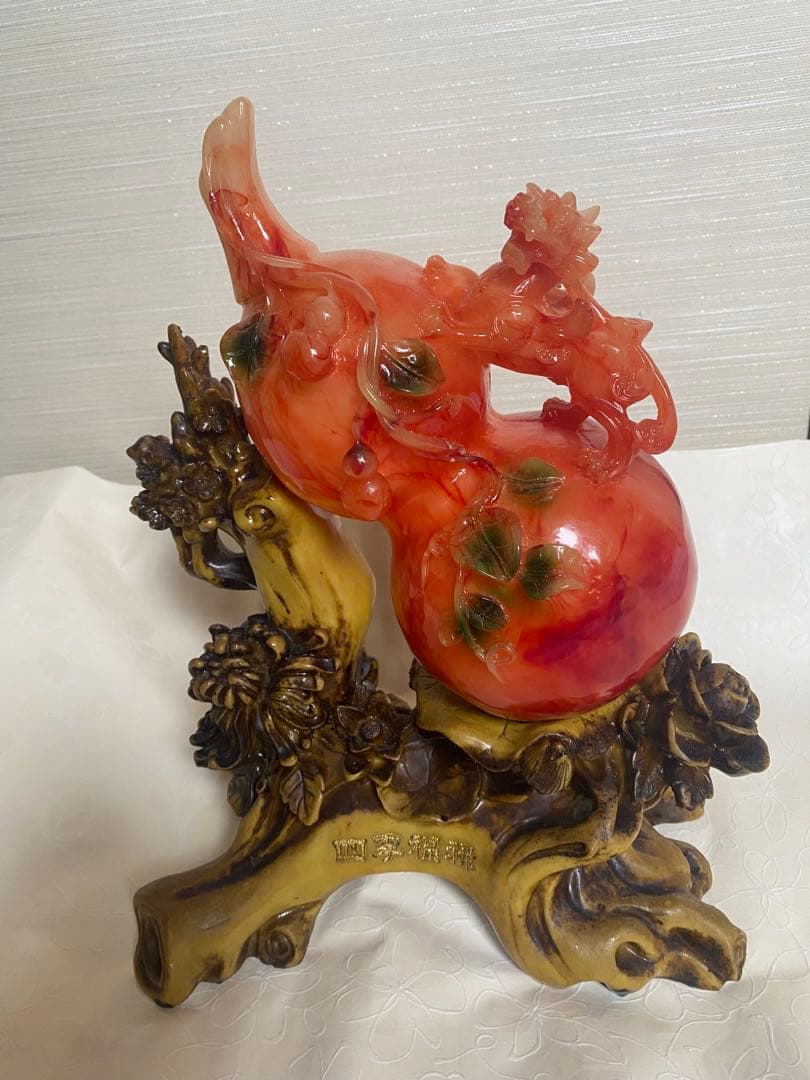 縁起物 瓢箪 龍 置物 開運 風水 インテリア