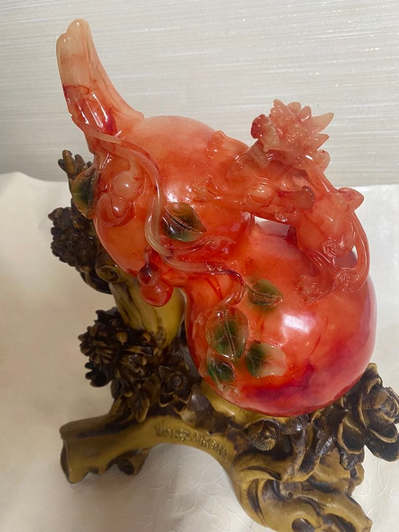 縁起物 瓢箪 龍 置物 開運 風水 インテリア