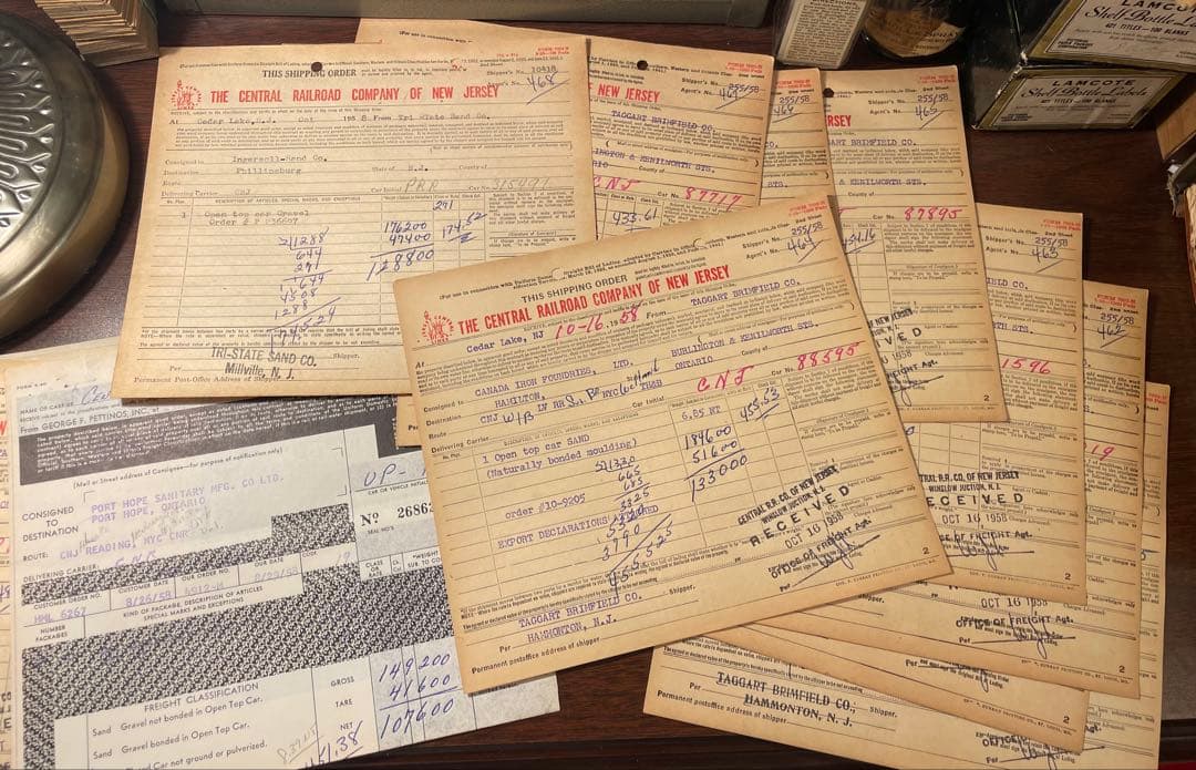 海外鉄道書類　30枚　ヴィンテージ