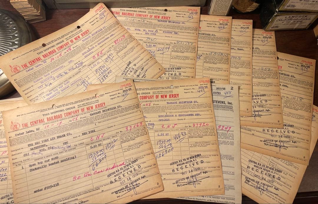 海外鉄道書類　30枚　ヴィンテージ