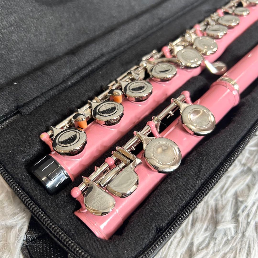 【美品】 SLADE フルート　ピンク　 初心者 入門 専用ケース付 送料込