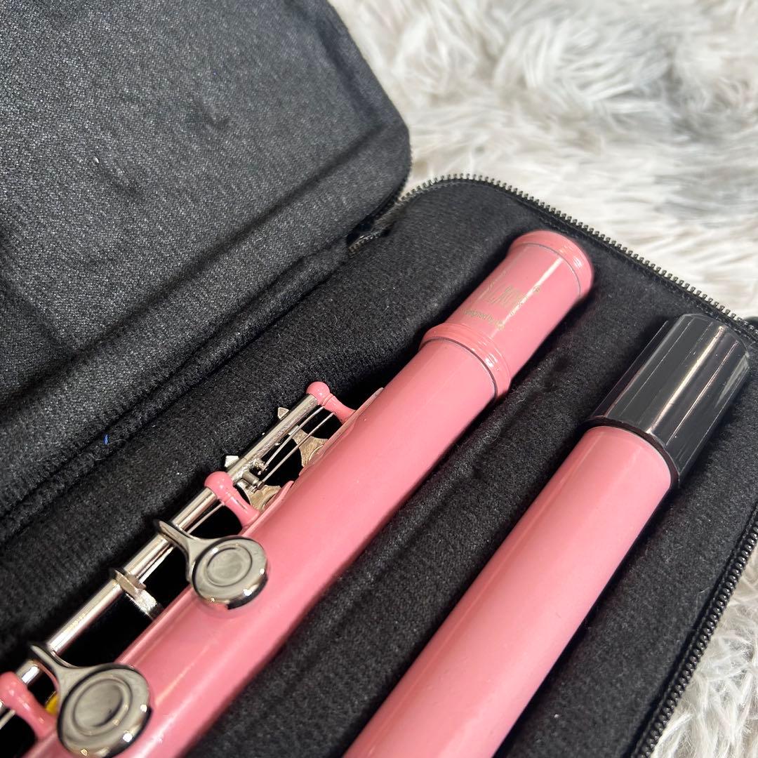 【美品】 SLADE フルート　ピンク　 初心者 入門 専用ケース付 送料込