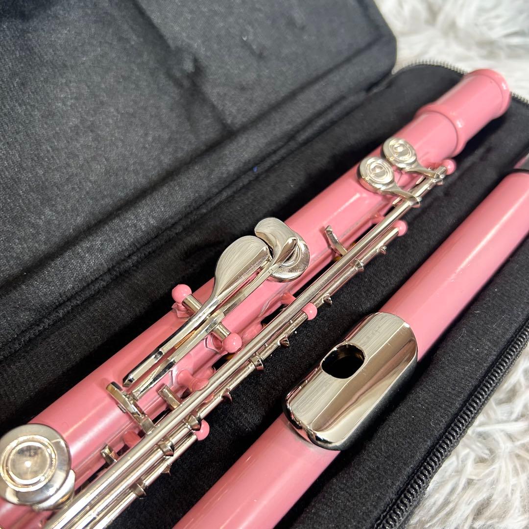 【美品】 SLADE フルート　ピンク　 初心者 入門 専用ケース付 送料込