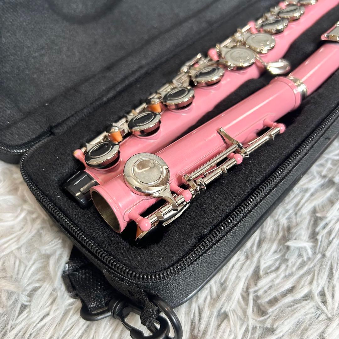 【美品】 SLADE フルート　ピンク　 初心者 入門 専用ケース付 送料込