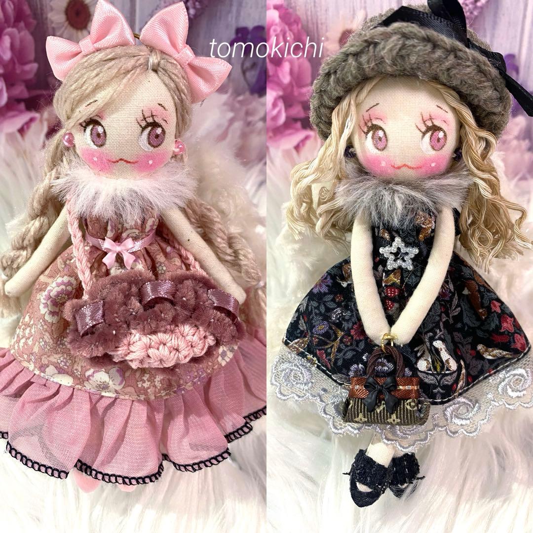 カレンさん専用❤️花柄❤️ドールチャーム❤️ハンドメイド❤️カントリードール