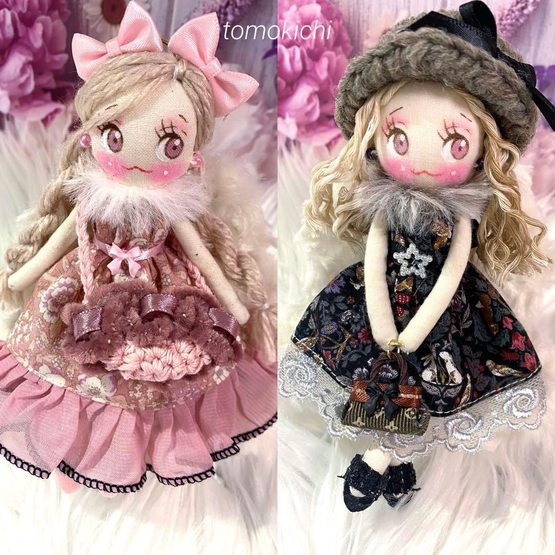 カレンさん専用❤️花柄❤️ドールチャーム❤️ハンドメイド❤️カントリードール