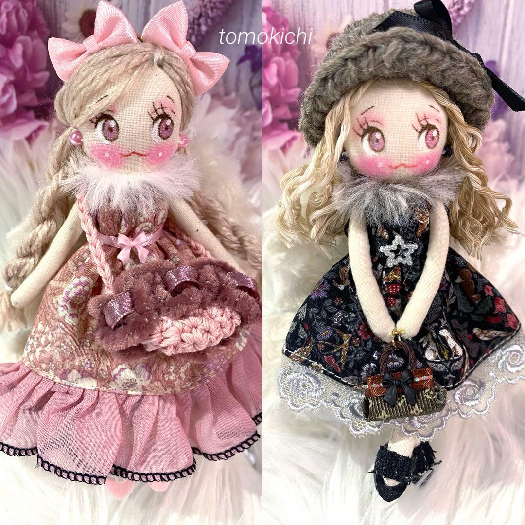 カレンさん専用❤️花柄❤️ドールチャーム❤️ハンドメイド❤️カントリードール