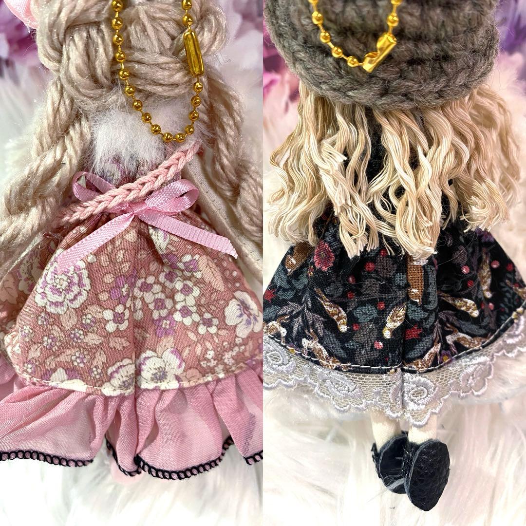 カレンさん専用❤️花柄❤️ドールチャーム❤️ハンドメイド❤️カントリードール