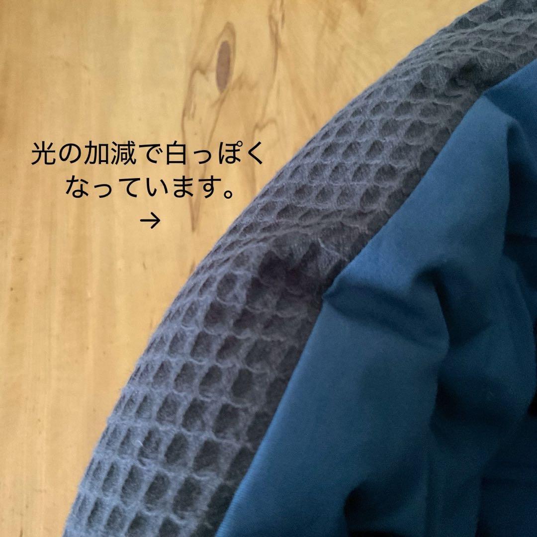 スリット入り濃紺ワッフルふかふか(保温調理)鍋保温カバー＋三角鍋つかみ