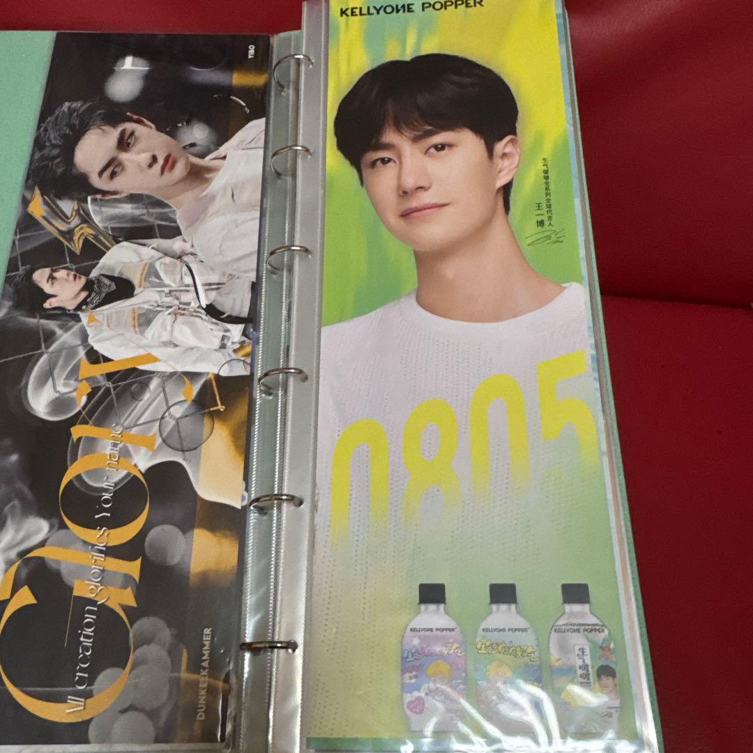 王一博手幅50枚収納冊付き