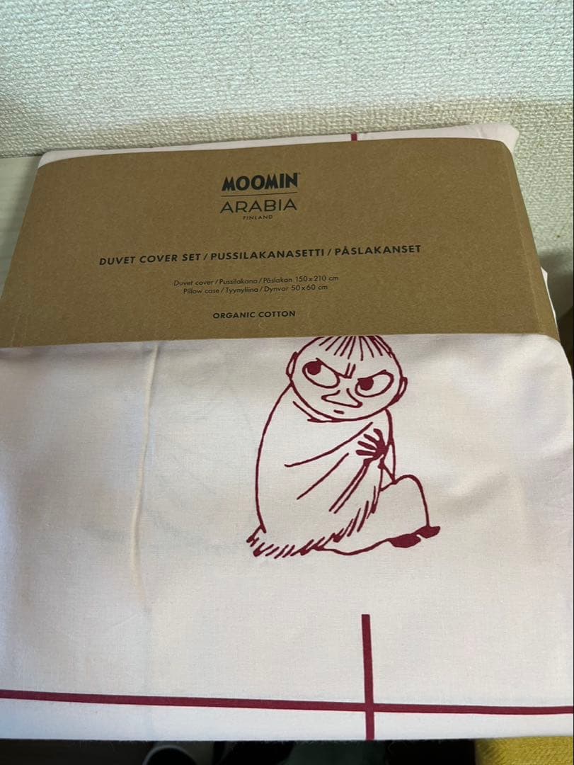 MOOMIN ARABIA リトルミィ　布団カバー&枕カバーセット