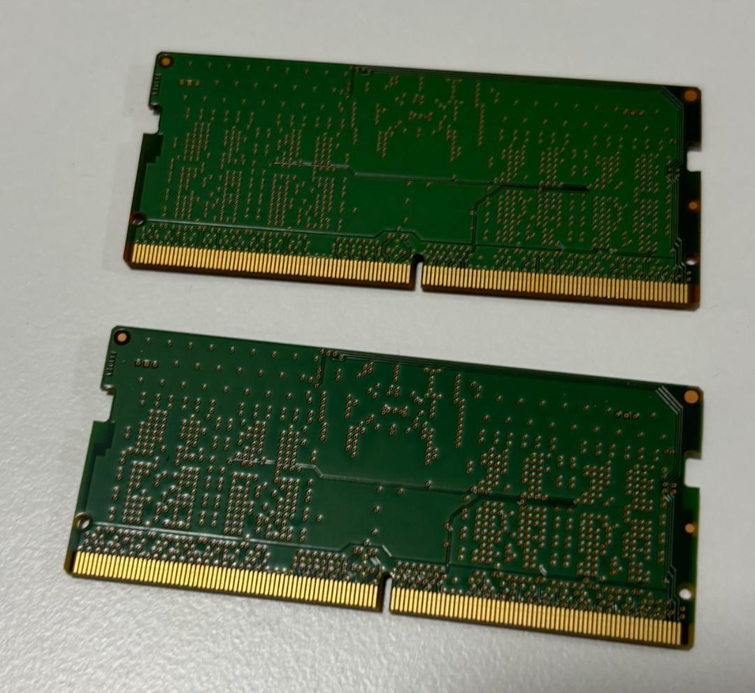 Micron製 DDR5-4800 (8GB×2枚)ノートPC用メモリ動作確認済