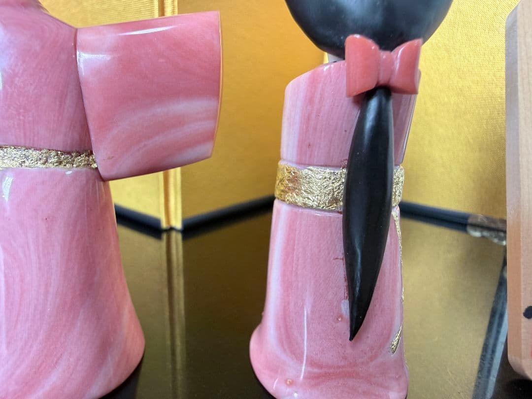 【希少】【珊瑚】【K18製】珊瑚雛人形