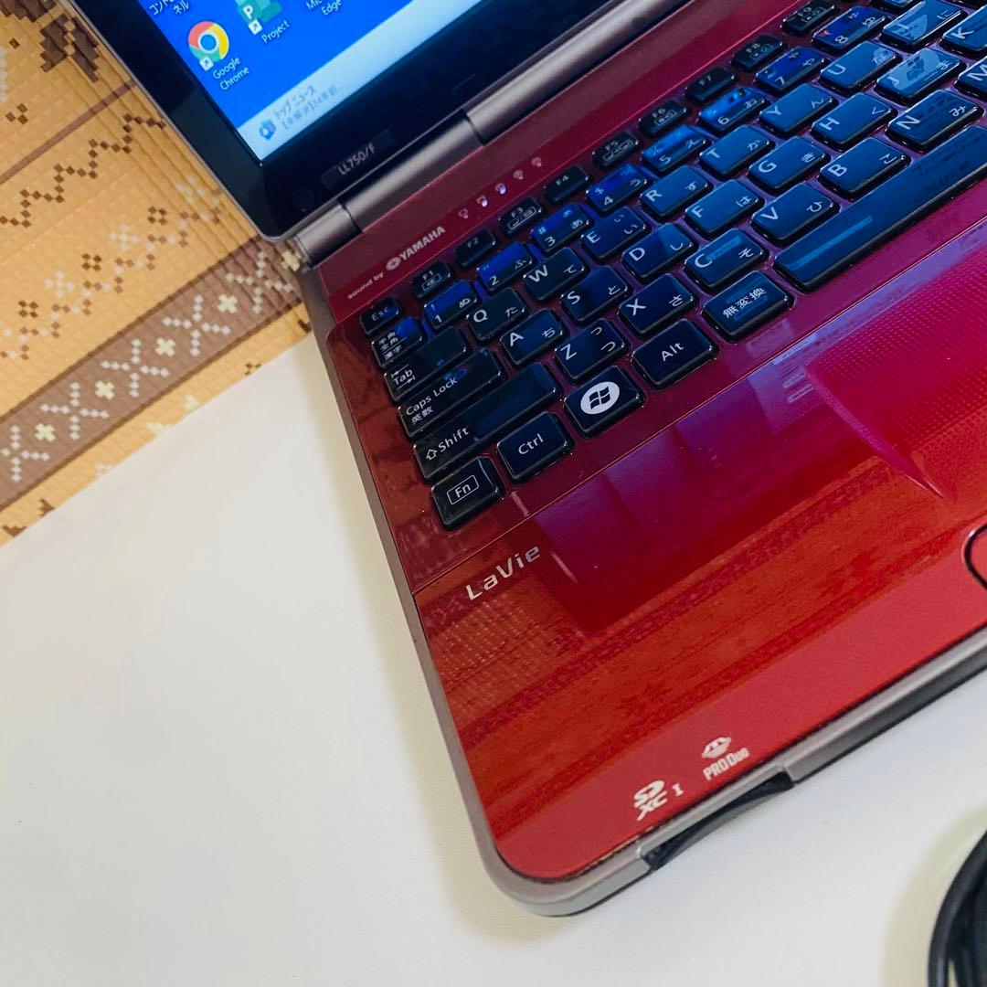 Y916 NECノートパソコン i7メモリ8G高速Windows11オフィス付き