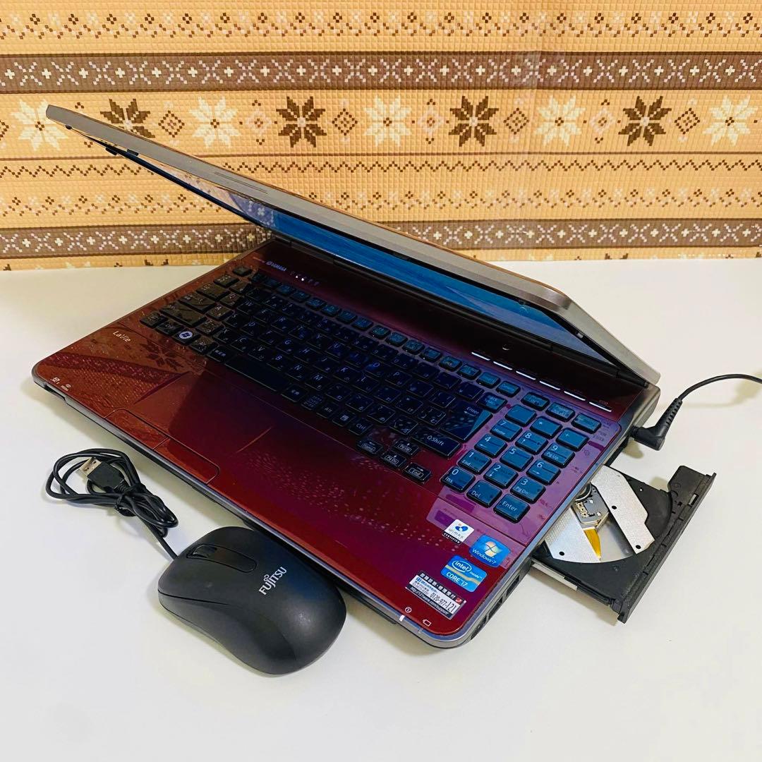 Y916 NECノートパソコン i7メモリ8G高速Windows11オフィス付き